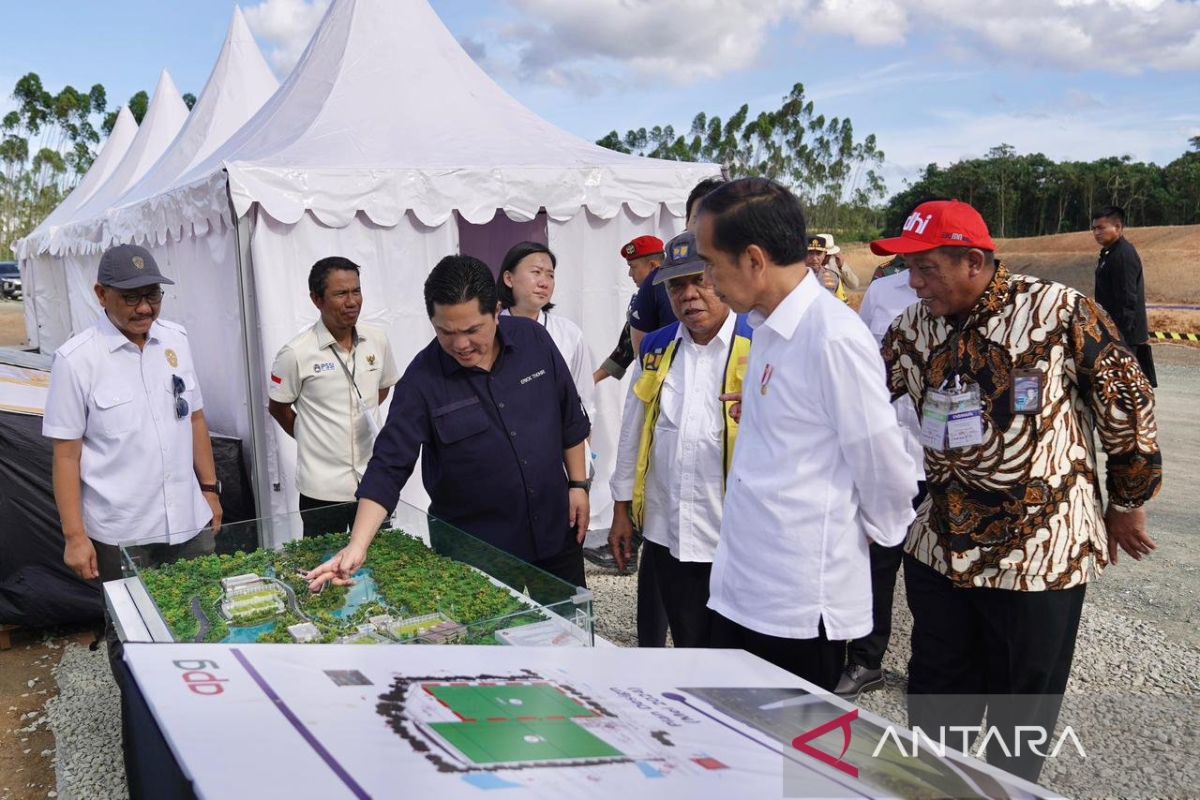 Presiden sebut pembangunan Training Center di IKN sudah 20 persen 