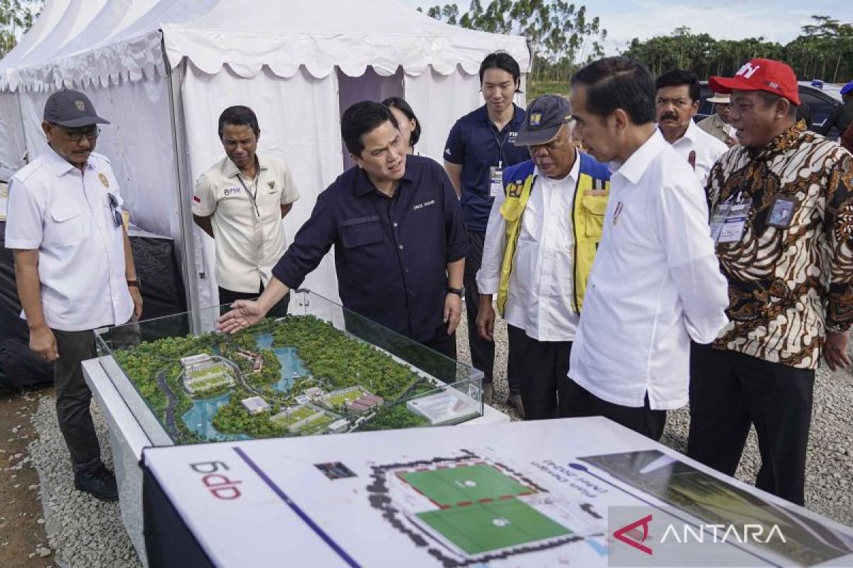 Pembangunan Training Center (TC) PSSI Di IKN - ANTARA News