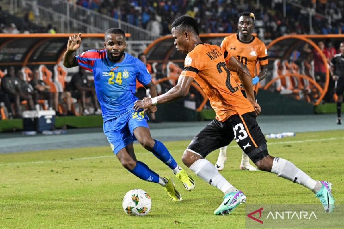 Piala Afrika 2024 - Republik Demokratik Kongo dan Zambia bermain imbang 1-1