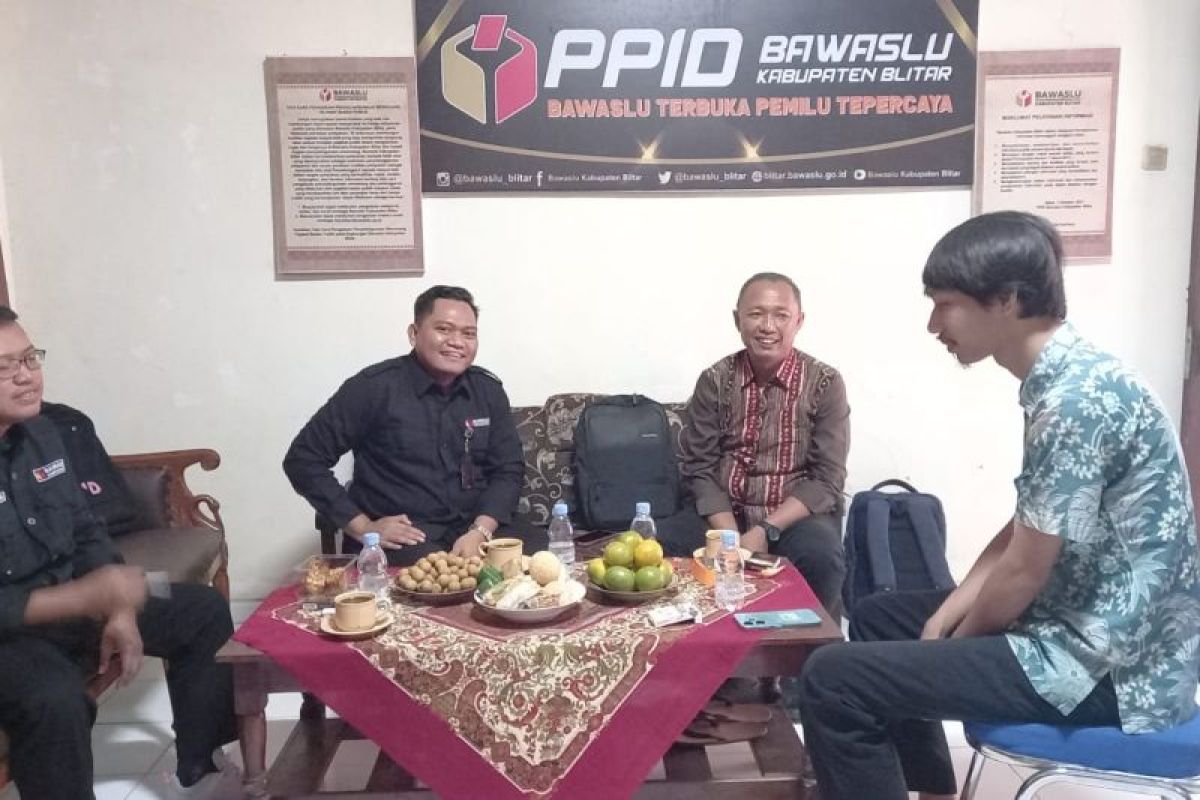 Bawaslu Jatim monitoring penyelesaian dugaan pelanggaran kampanye di Blitar