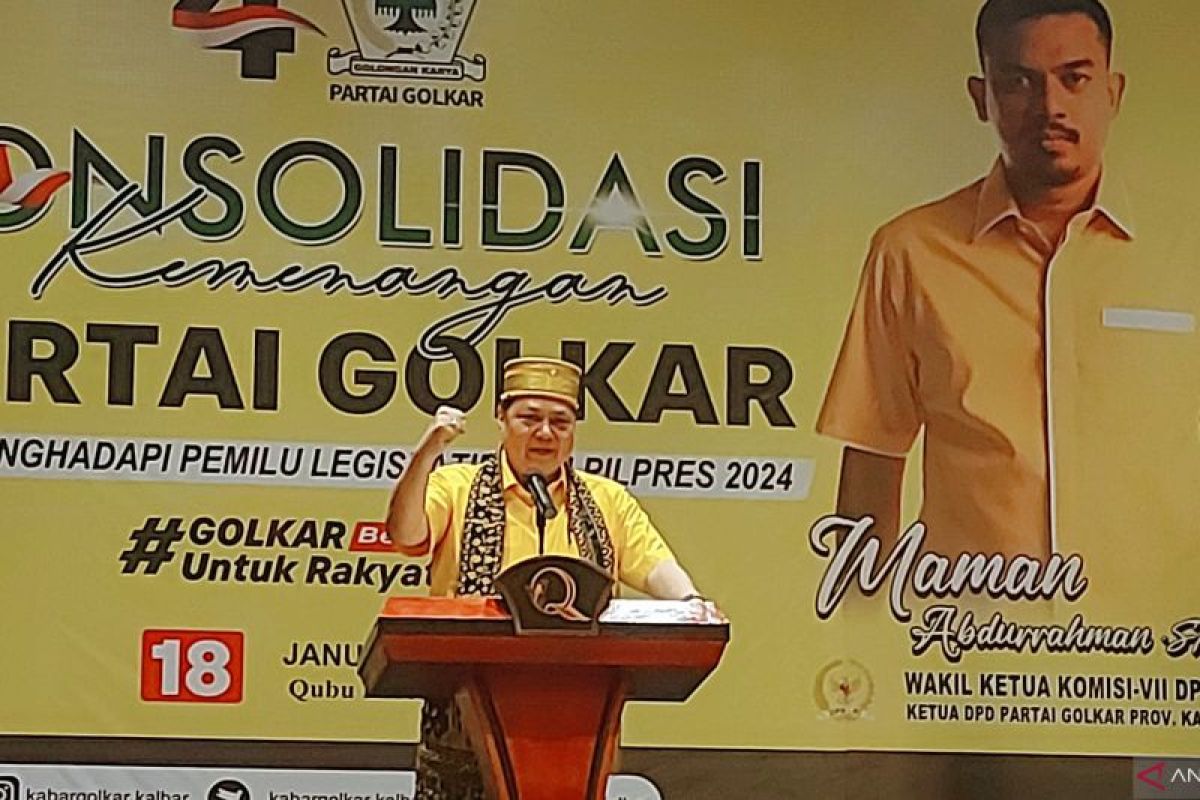 Ketum Airlangga sodorkan Tantowi Yahya wacana soal cagub Kalbar