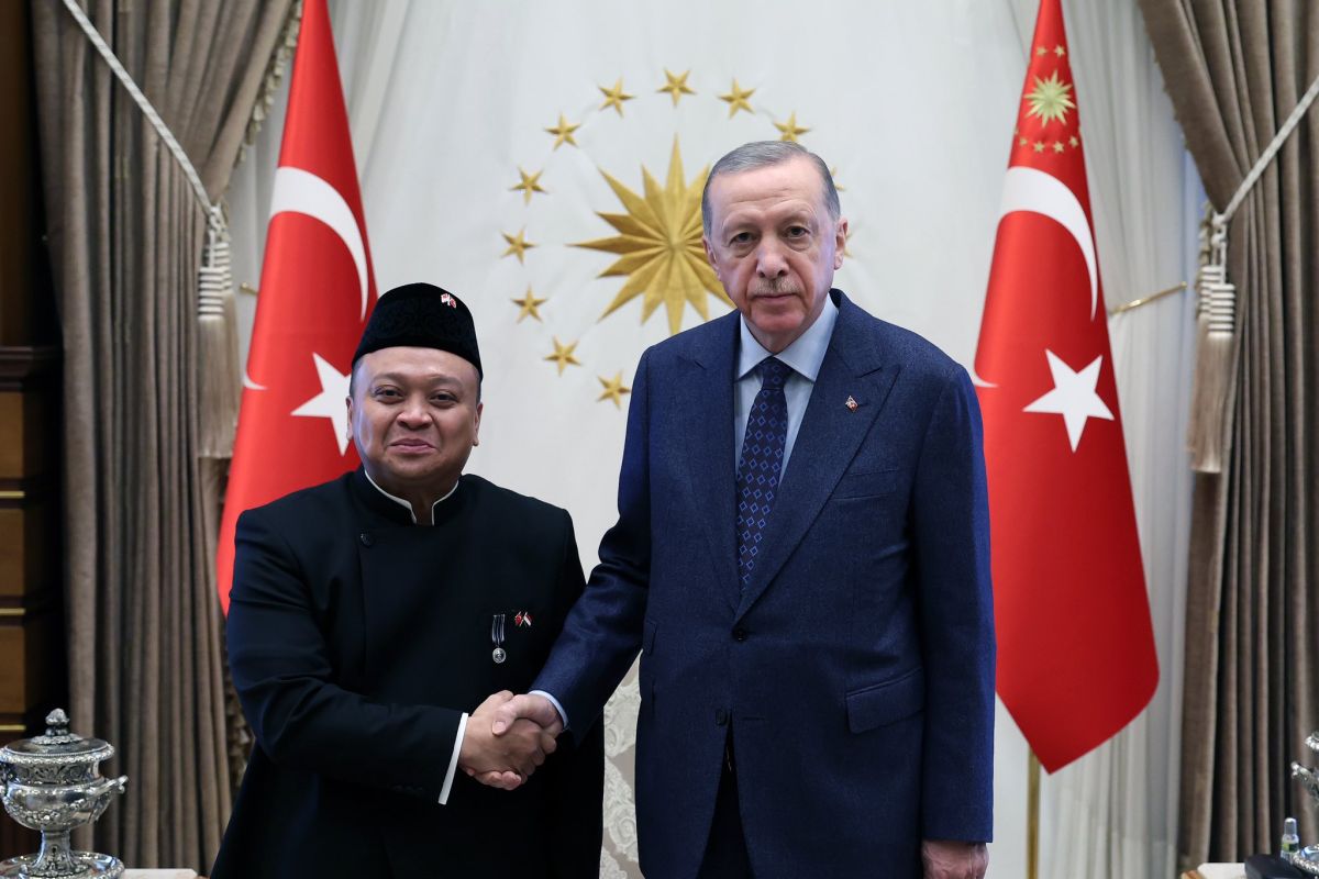 Duta Besar RI serahkan surat kepercayaan ke Presiden Turki Erdogan