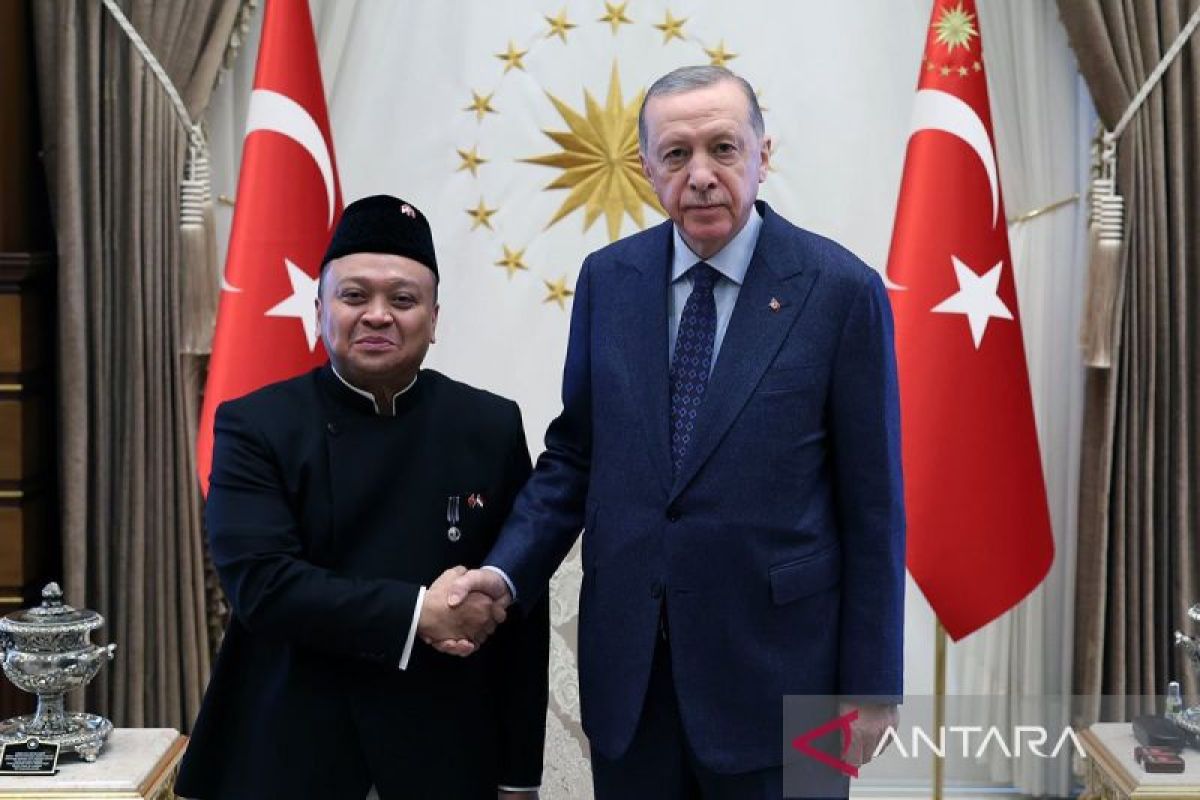 Dubes RI serahkan surat kepercayaan ke Presiden Turki Erdogan