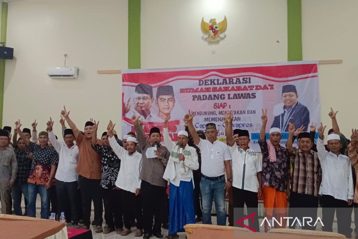 Pilpres 2024, Rumah Sahabat Da'i Palas deklarasi dukungan ke Prabowo - Gibran