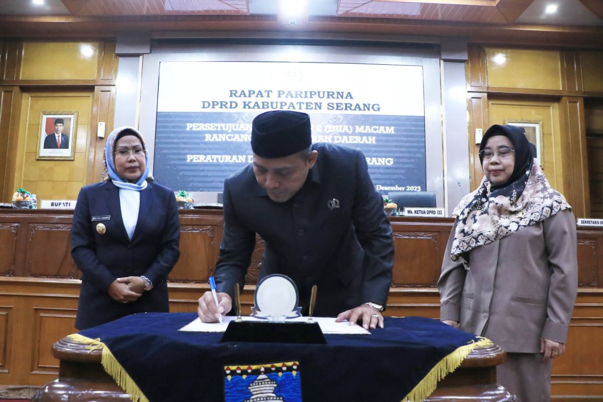 Di 2023, DPRD Kabupaten Serang tetapkan delapan Perda