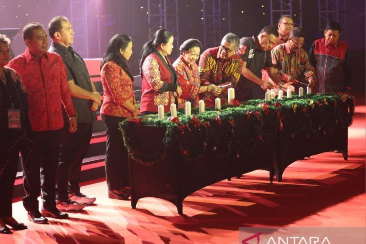 PDIP gelar perayaan Natal "Kasih Damai Perjuangan" di JiExpo
