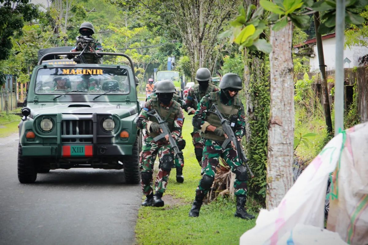 TNI latihan pertempuran jarak dekat di Tarakan