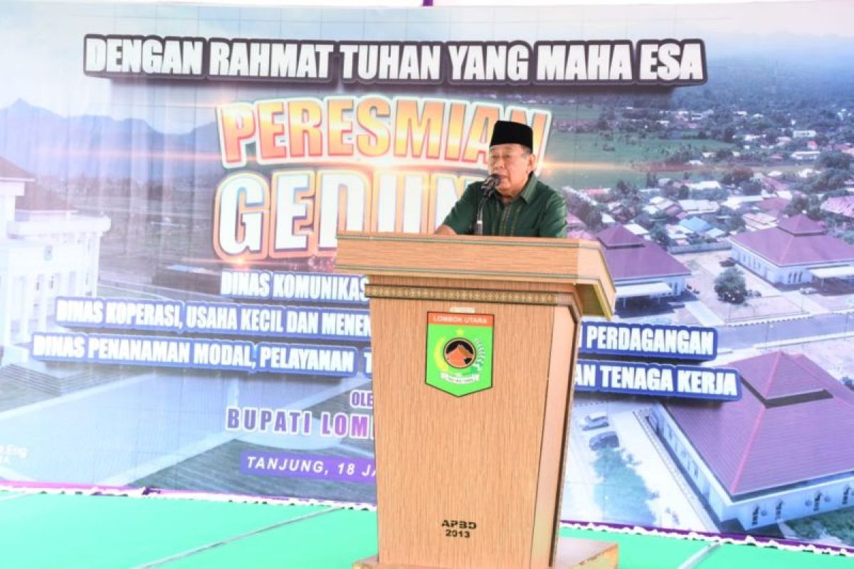 Pembangunan tiga kantor OPD di Lombok Utara rampung