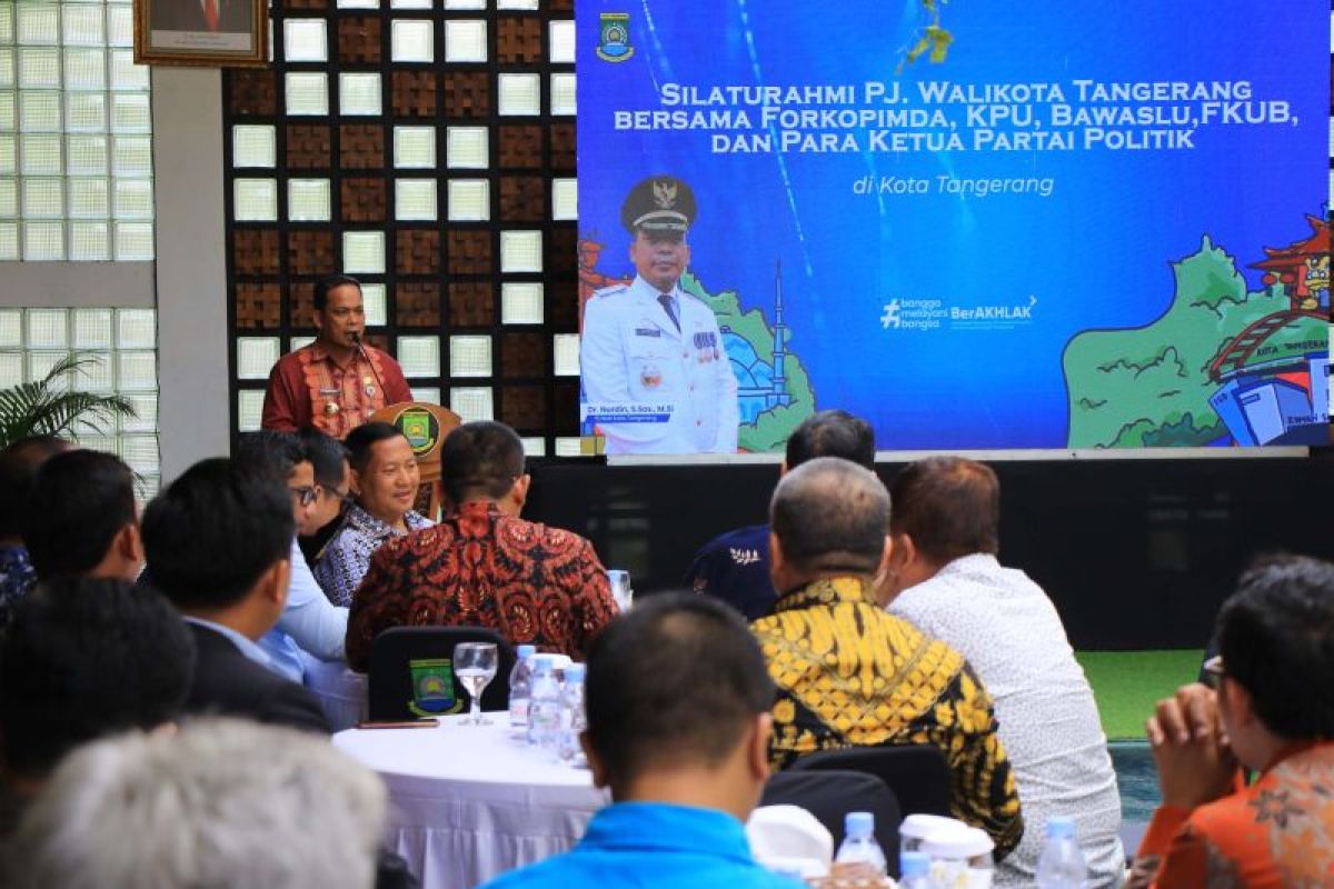Wali Kota Tangerang ajak parpol wujudkan pemilu damai