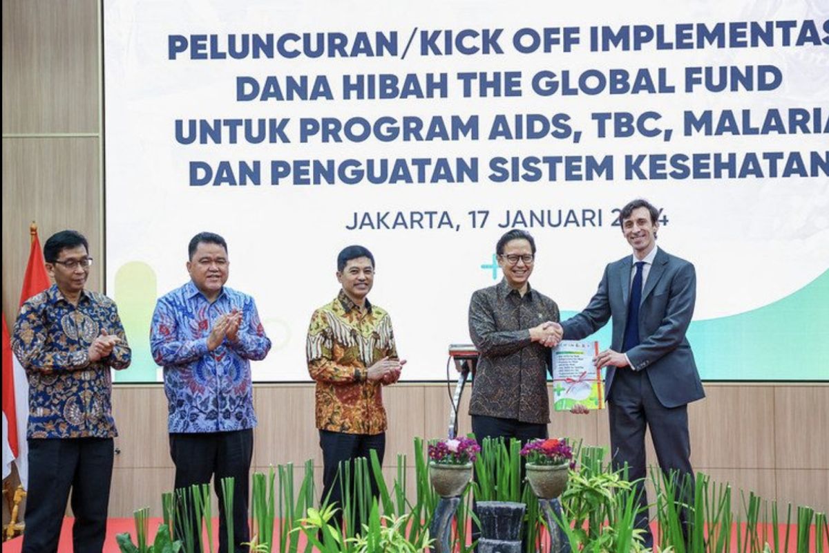 Indonesia dapat hibah Rp4,6 triliun guna eliminasi HIV-TBC