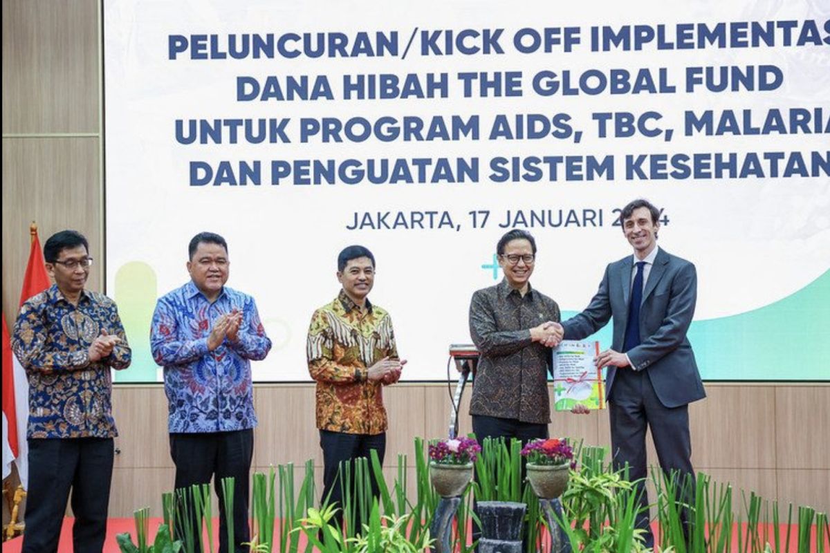 RI terima hibah Rp4,6 triliun untuk eliminasi HIV dan TBC