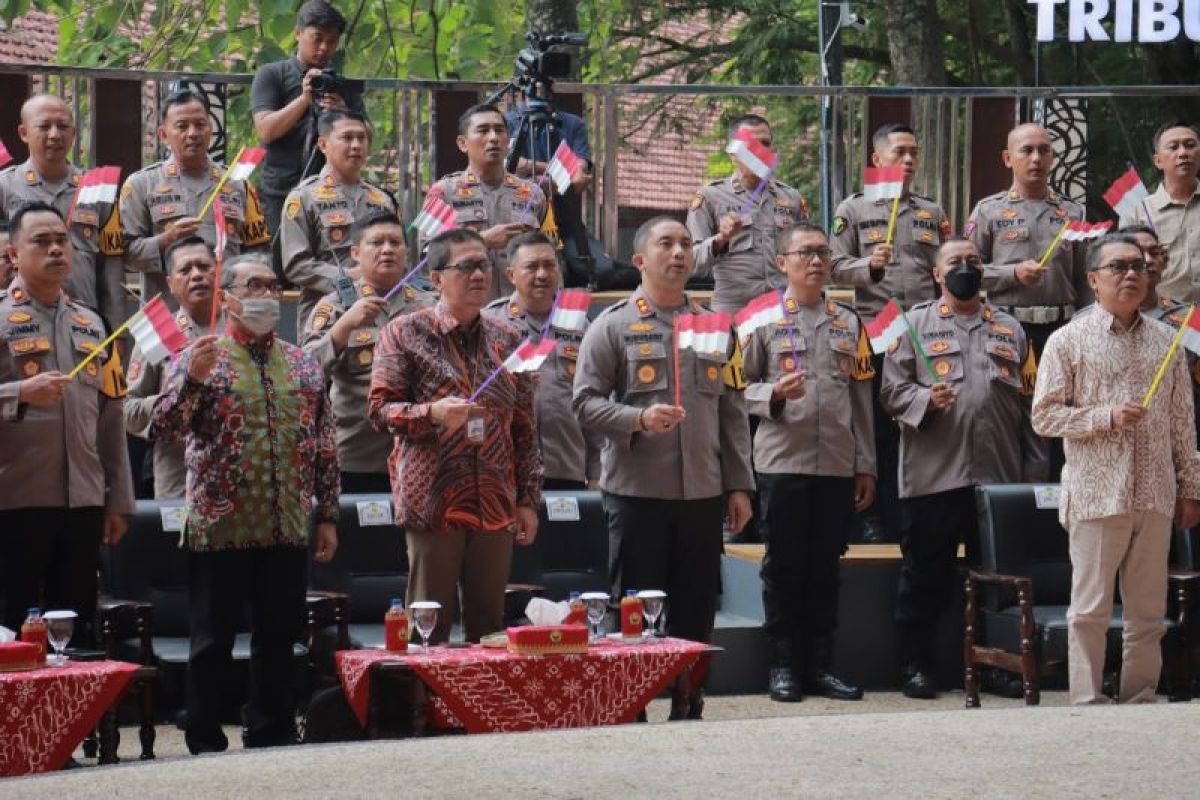 Apel kebangsaan kawal Pemilu Damai, Polres Jember gandeng Unej