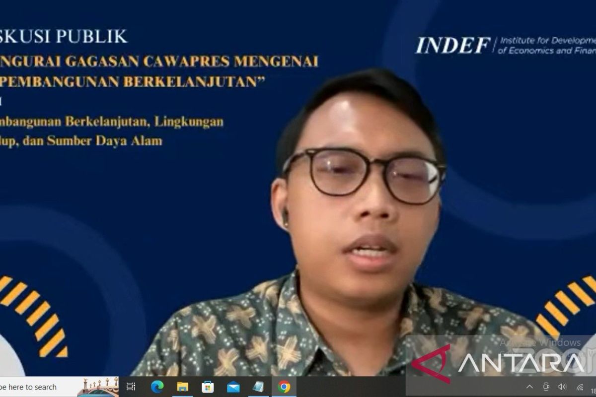 Indef harapkan capres miliki konsep hilirisasi yang berkelanjutan