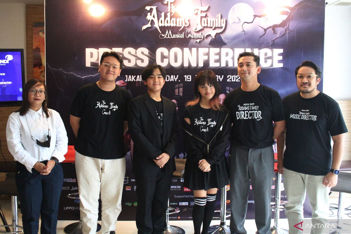 Perdana, komedi musikal The Addams Family siap hibur publik tanah air