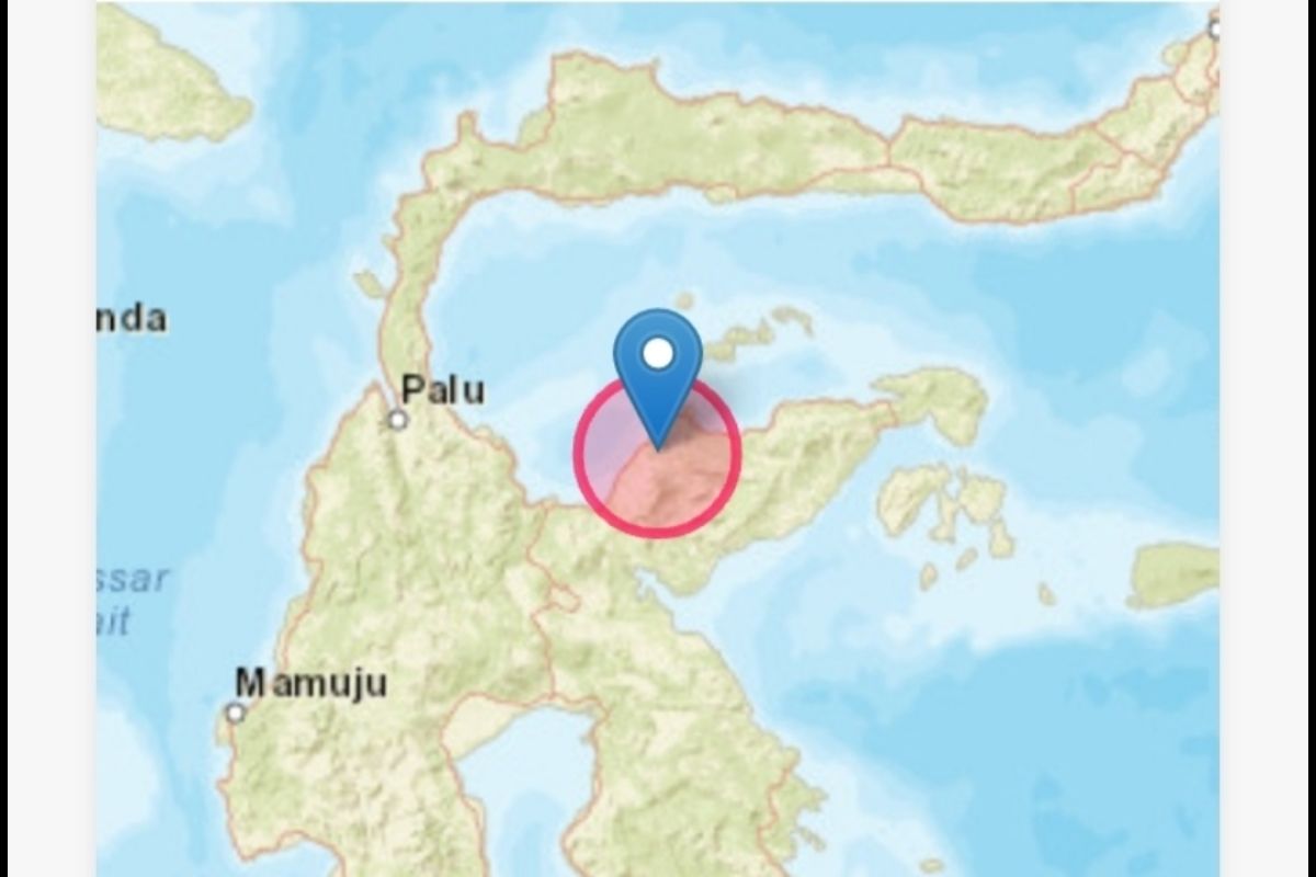 BMKG sebut sesar aktif picu gempa M5,4 di wilayah Tojo Una-una