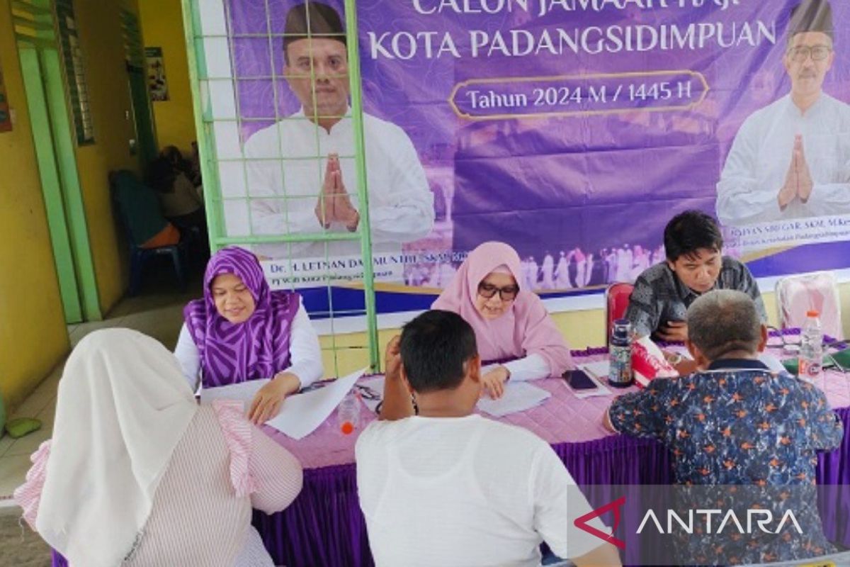 Pemkot Padangsidimpuan beri cek kesehatan gratis pada calon haji 2024