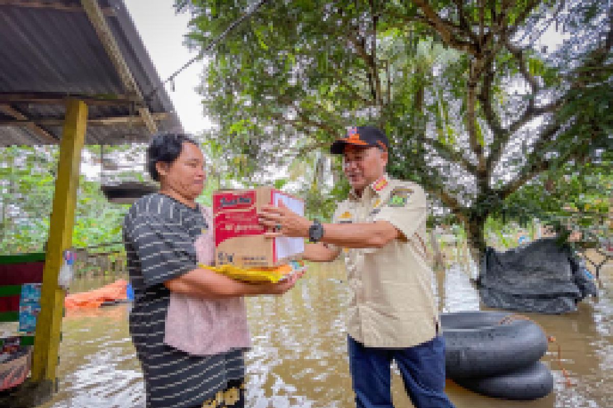 Pj Bupati Muba ajak semua elemen gotong royong bantu korban banjir