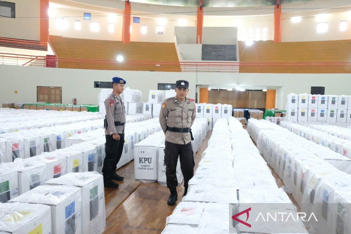 Polda Kaltara amankan logistik pemilu bergantian 3x24 jam