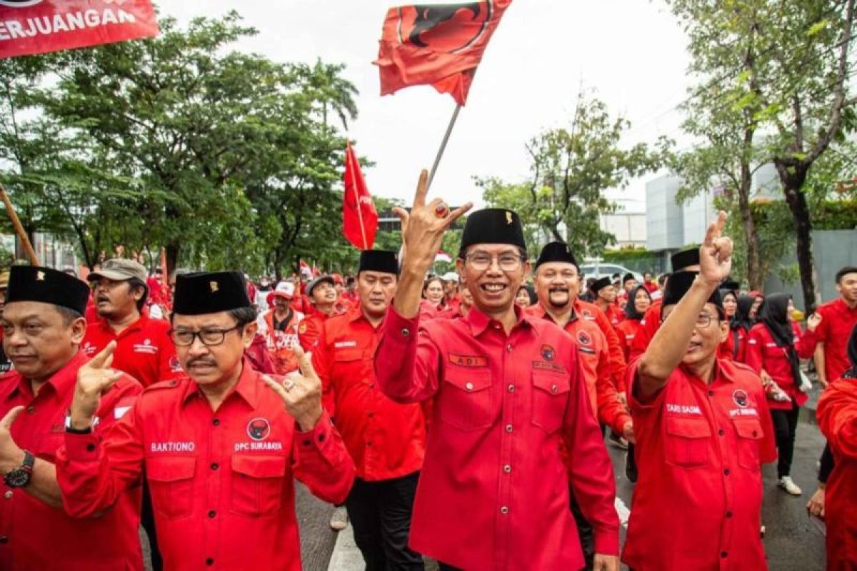 Cak Awi: Kader PDIP Surabaya tak sabar ikut kampanye akbar di Sidoarjo