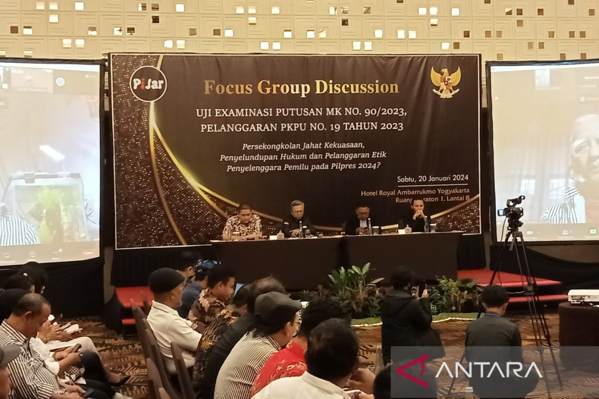 Akademisi Yogyakarta gelar FGD Uji Examinasi putusan MK terkait batasan umur capres/cawapres