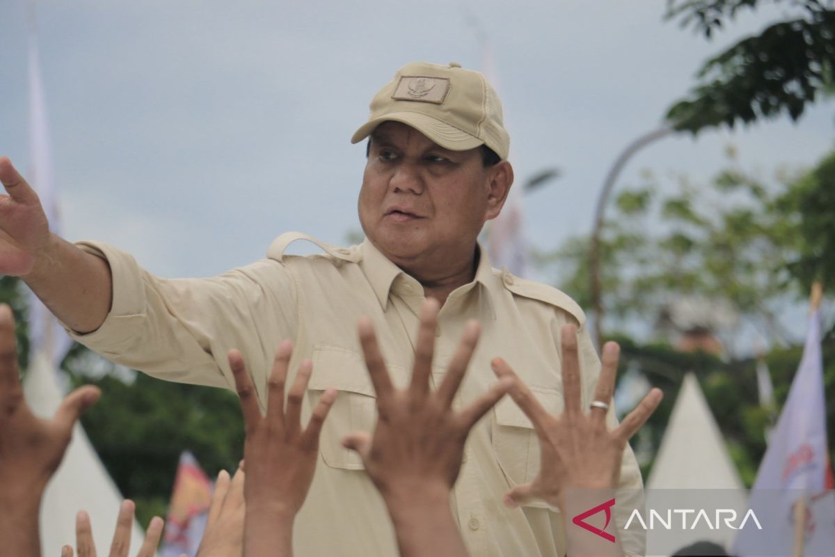 Kampanye di Banjarbaru, Prabowo tegaskan pemimpin harus bersatu demi rakyat