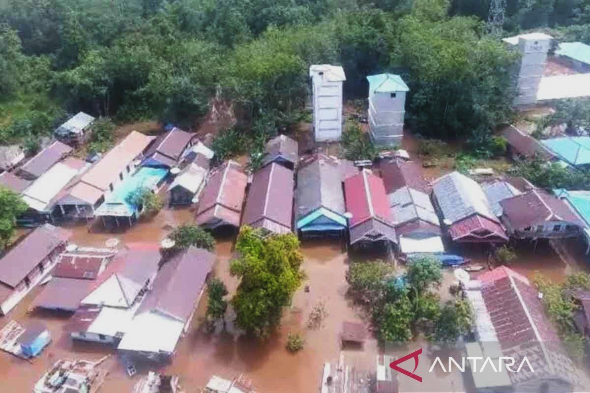 Enam kecamatan di Kapuas kebanjiran lagi, ribuan rumah terendam