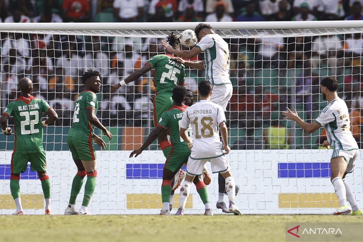 Aljazair imbang 2-2 saat lawan Burkina Faso