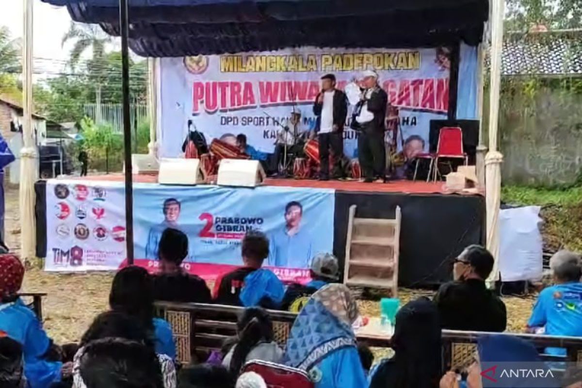 Perguruan silat dan artis sinetron deklarasi dukung Prabowo-Gibran