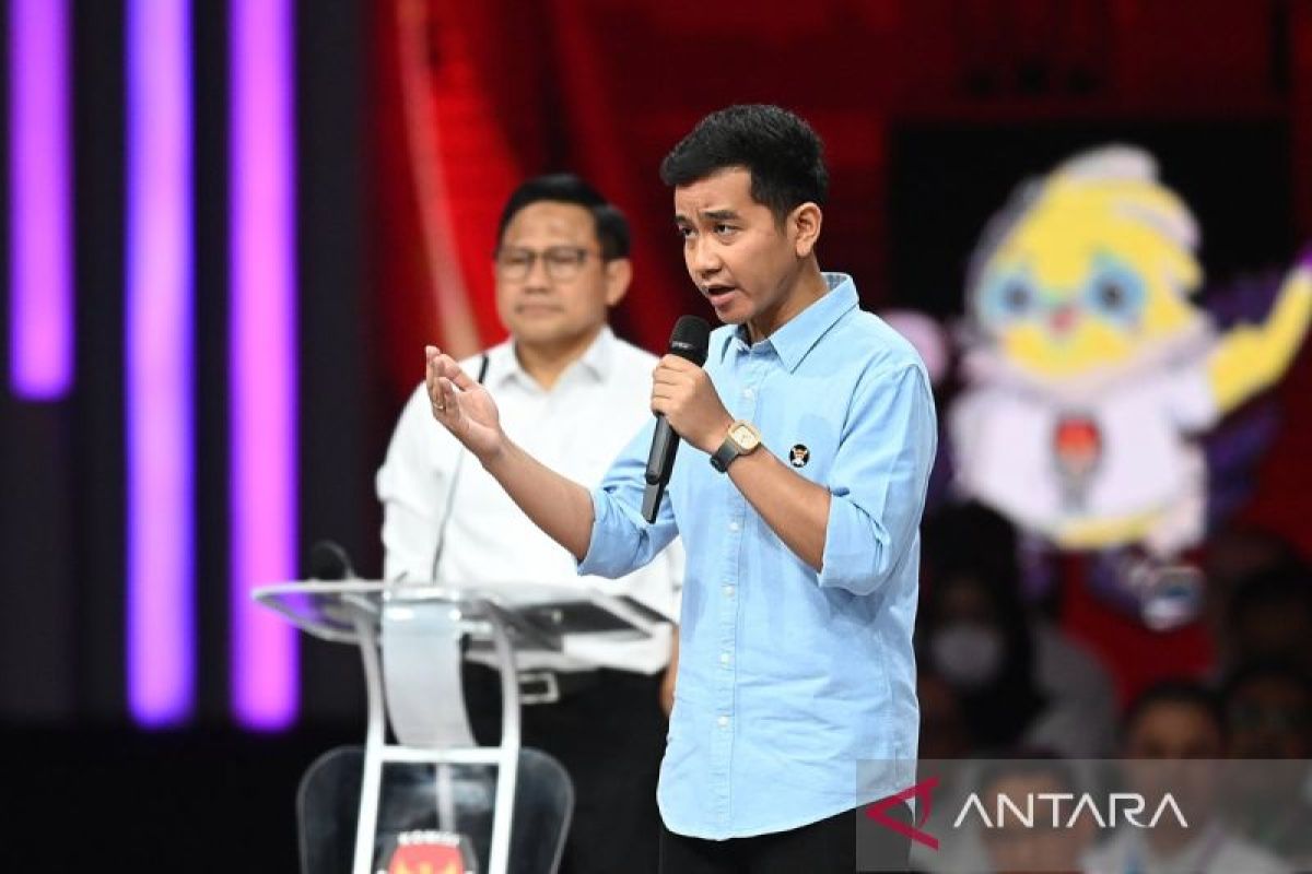 Gibran tinggalkan podium saat debat keempat Pilpres 2024