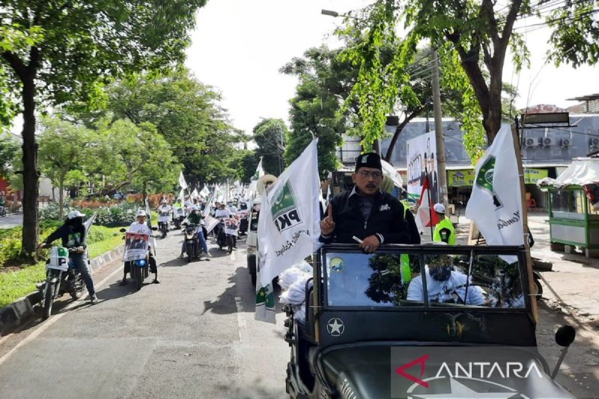 Ribuan relawan AMIN gelar gerebek kampung di Surabaya