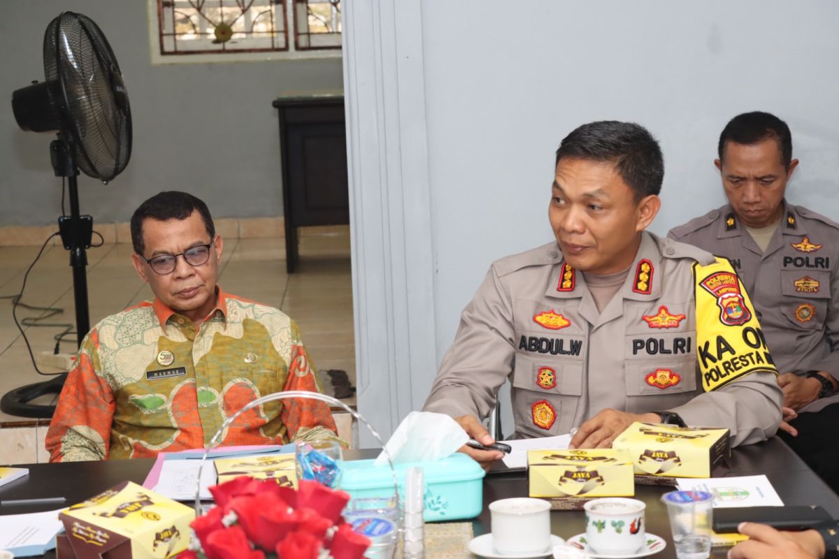 Polresta Bandarlampung ajak parpol laksanakan rapat umum dengan tertib dan damai