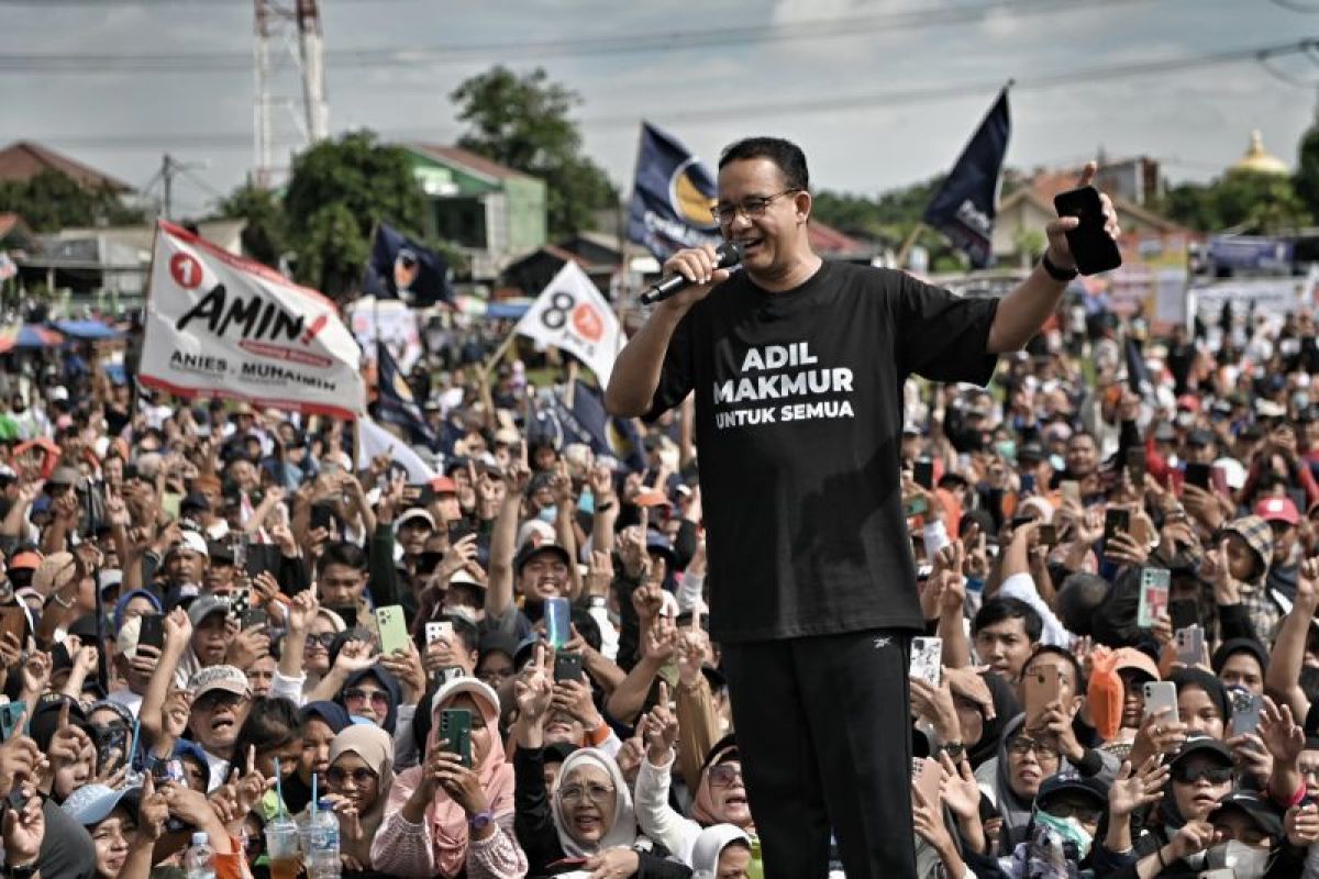 Anies Baswedan kampanye akbar perdana di Tangerang Banten