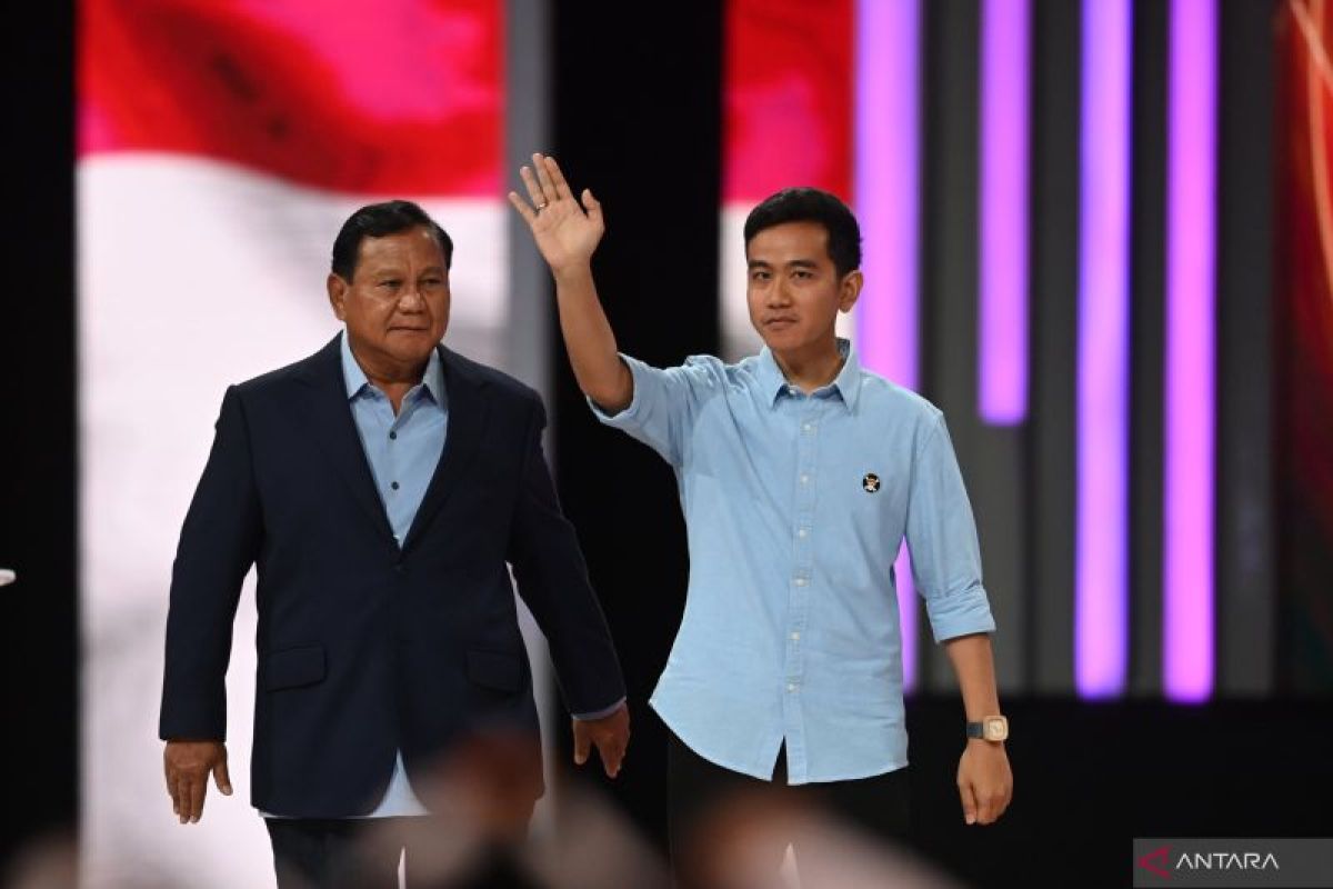 Capres Prabowo kembali memuji Gibran selepas debat keempat Pilpres 2024