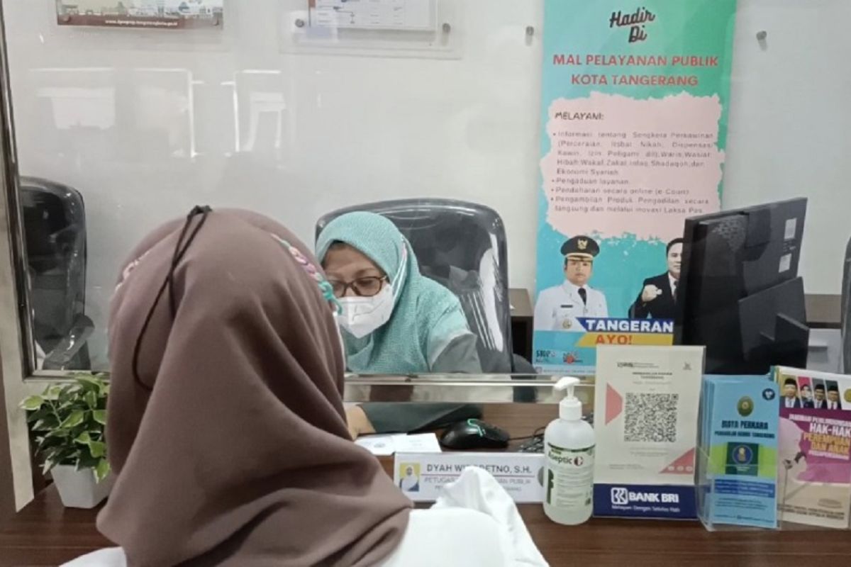 Di MPP Kota Tangerang, pendaftaran sengketa perkawinan bisa dilakukan