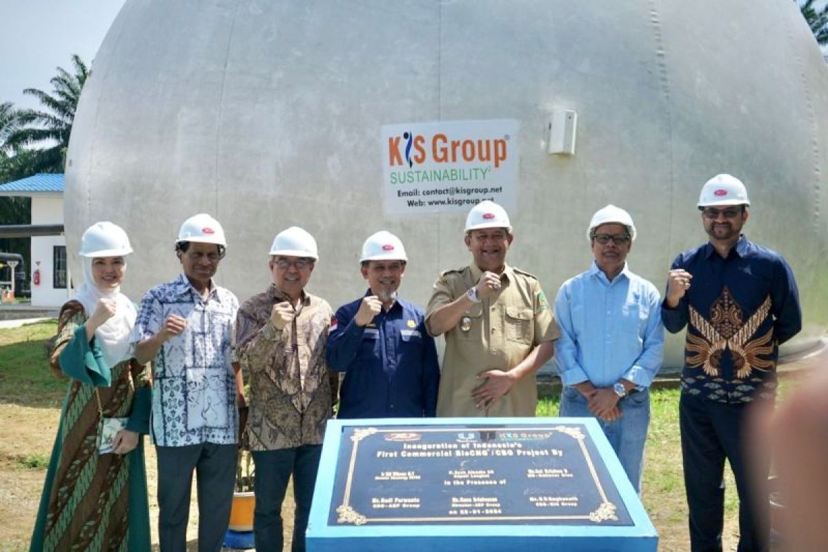 Plt Bupati Langkat resmikan pabrik bio methane