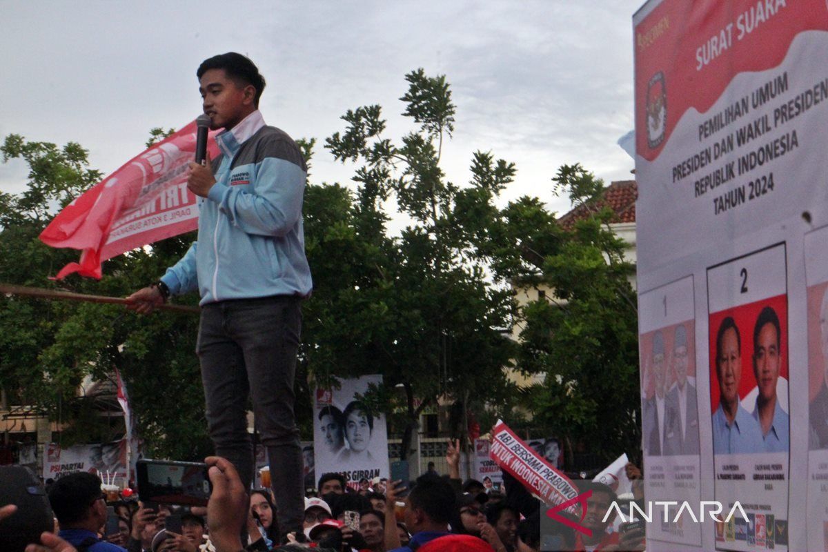 Kampanye di Surakarta, Kaesang: Janji ya, coblos PSI dan Mas Gibran