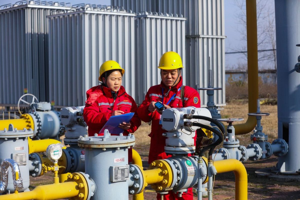 Output gas alam China naik 5,8 persen pada 2023