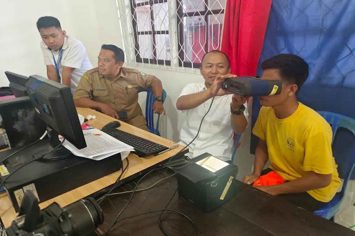 Disdukcapil Kotim lakukan perekaman KTP-el ke warga binaan di Lapas Sampit