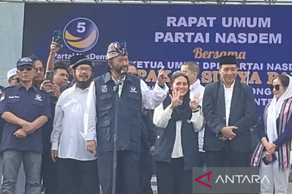 Ribuan orang hadiri kampanye nasional Partai NasDem di Lombok