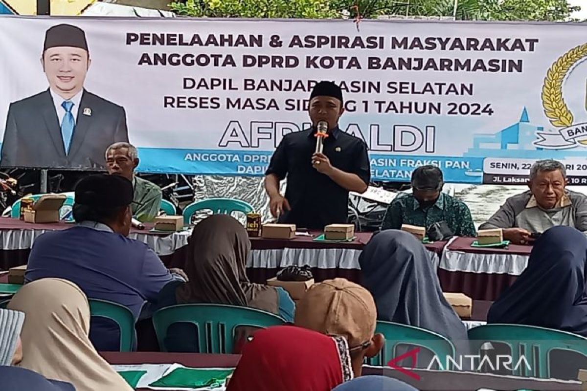 Puluhan anggota DPRD Banjarmasin mulai reses serap aspirasi rakyat