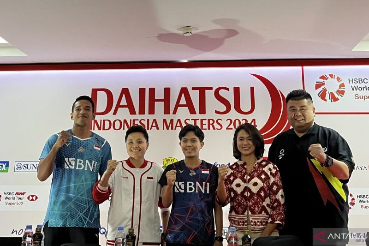 Pemain top dipastikan turun di Indonesia Masters 2024