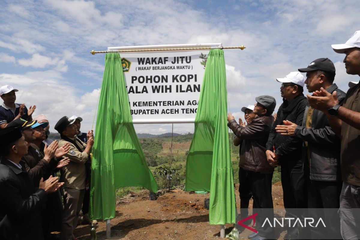 Kemenag wakaf 2.000 batang kopi di lahan madrasah di Aceh Tengah