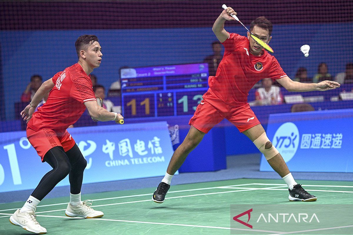 Fajar/Rian tak temui kesulitan melaju ke 16 besar Indonesia Masters 2024