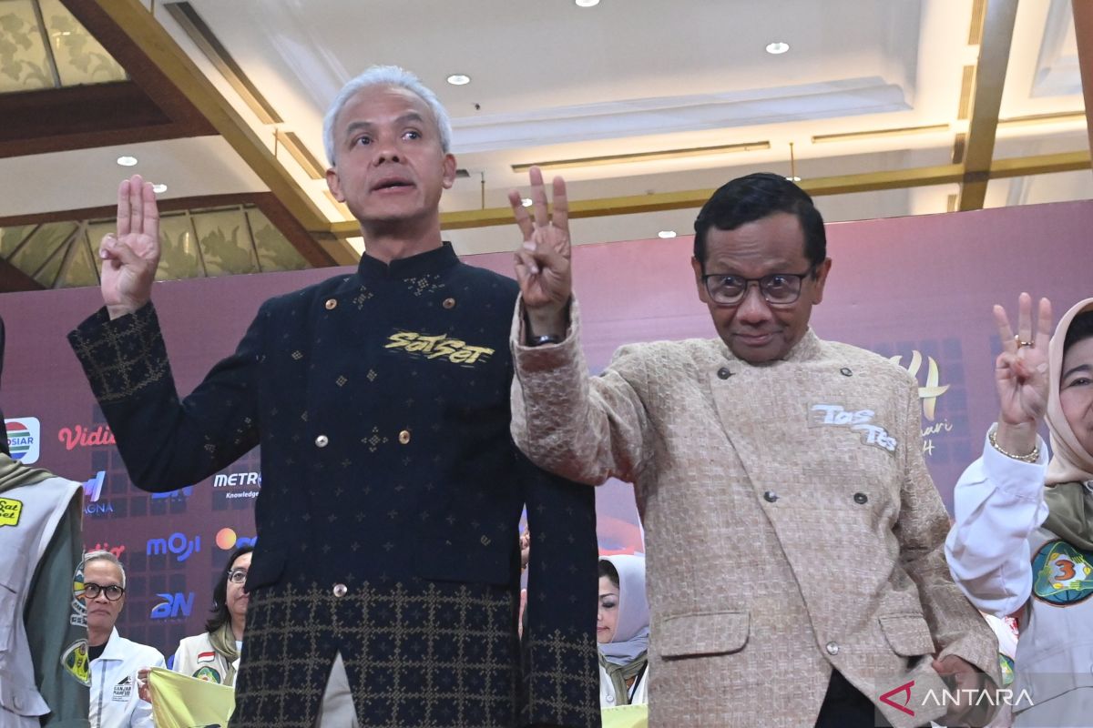 Hari ke-59 kampanye, Ganjar agenda internal dan Mahfud ke Lampung