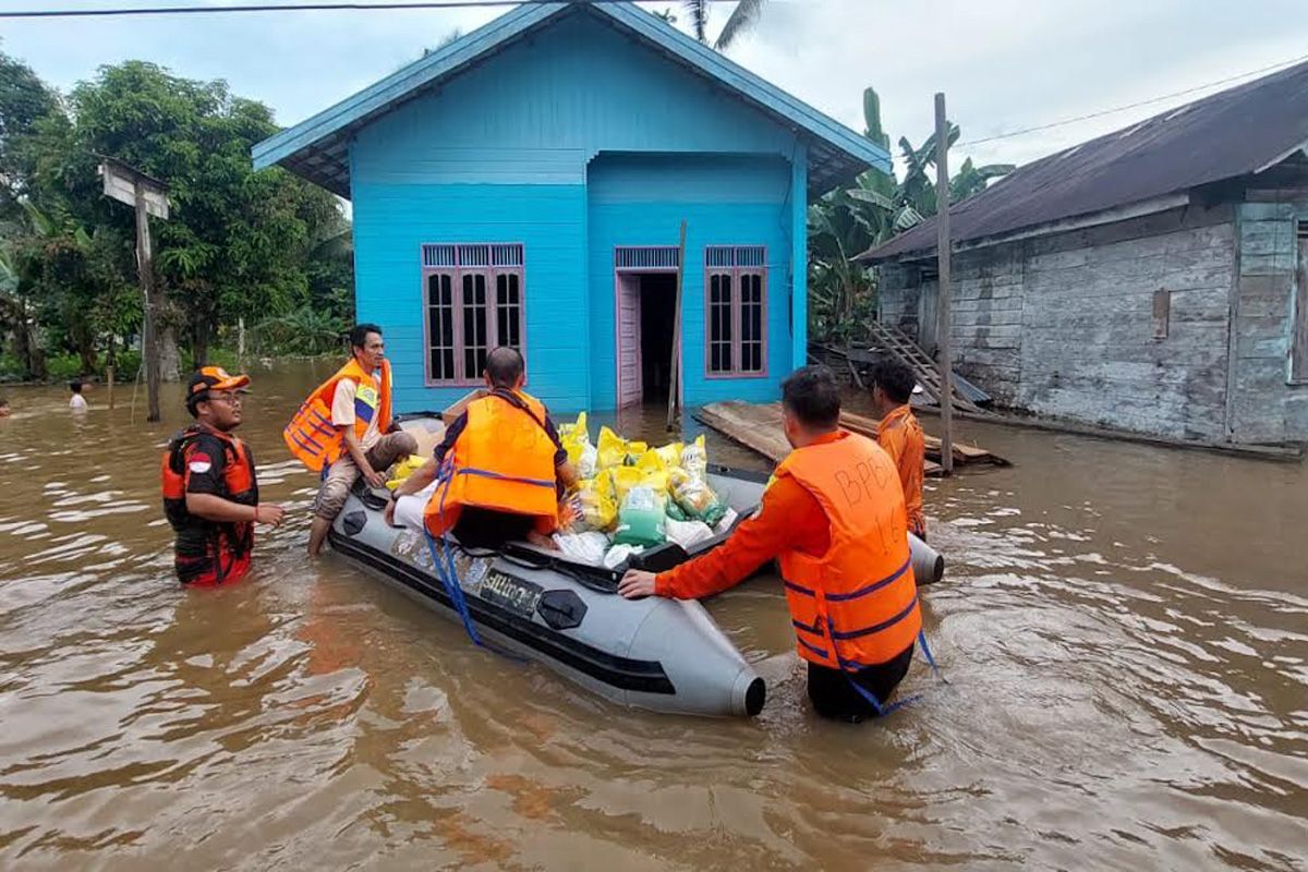 Muhammadiyah Barito Utara salurkan bantuan untuk warga terdampak banjir
