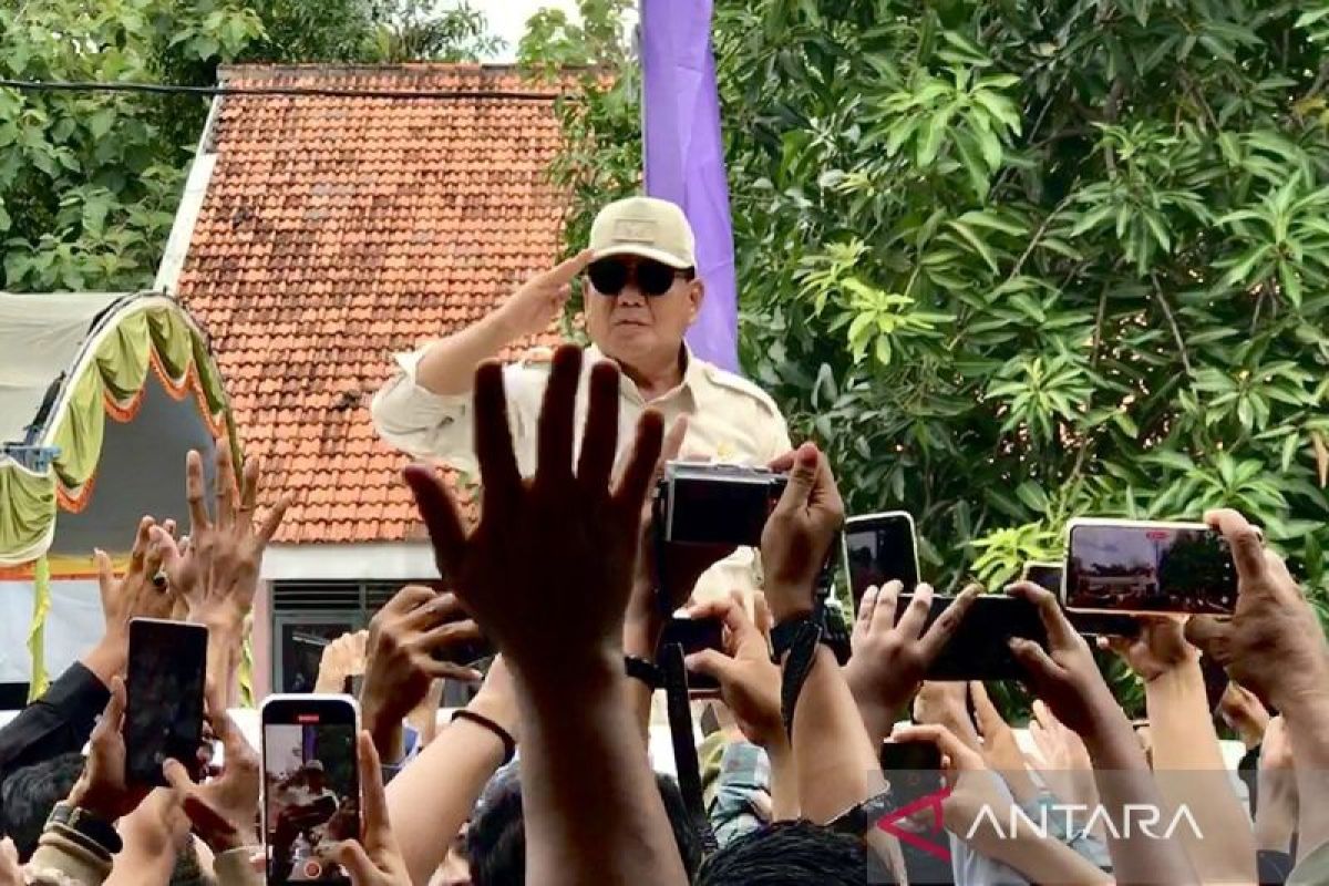Prabowo di Jakarta, Gibran kampanye di Kebumen, Jateng