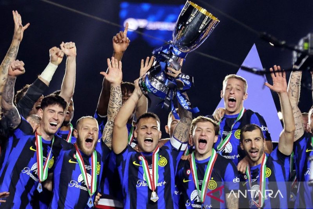 Inter Milan juara Piala Super Italia 2023 usai tumbangkan Napoli 1-0