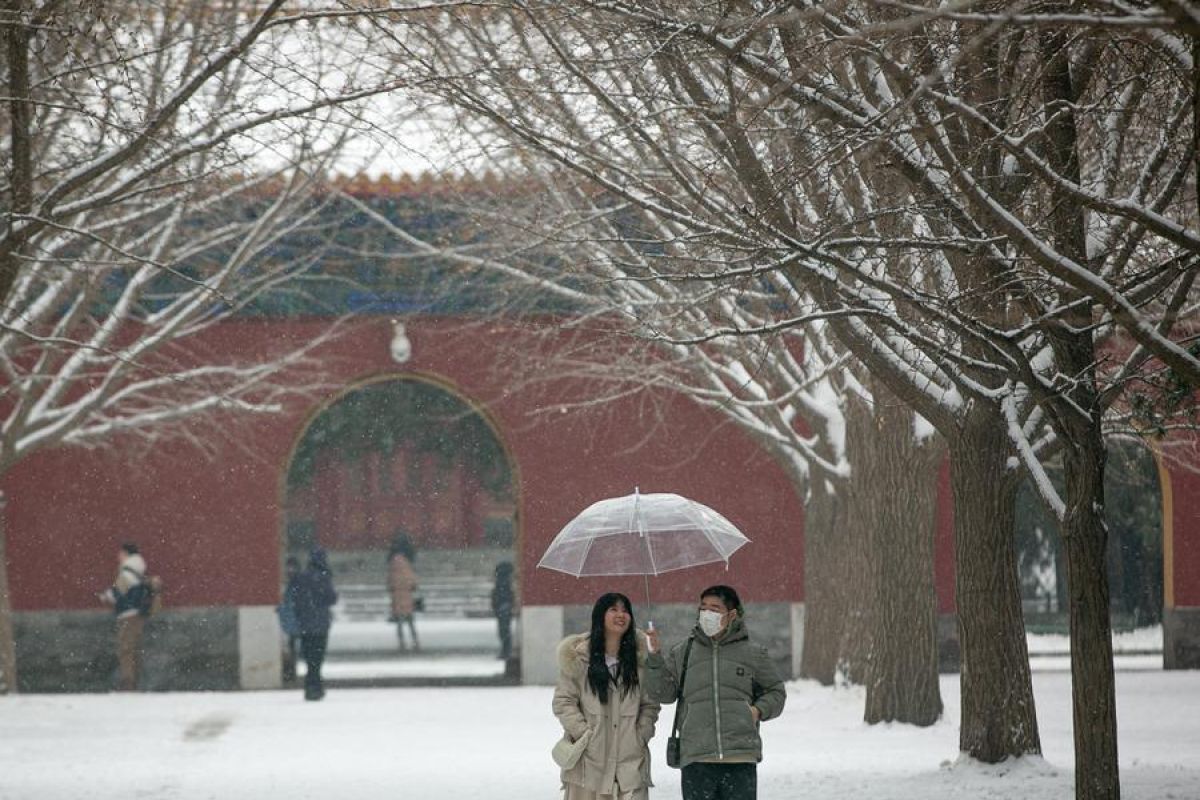 China keluarkan peringatan kuning badai salju