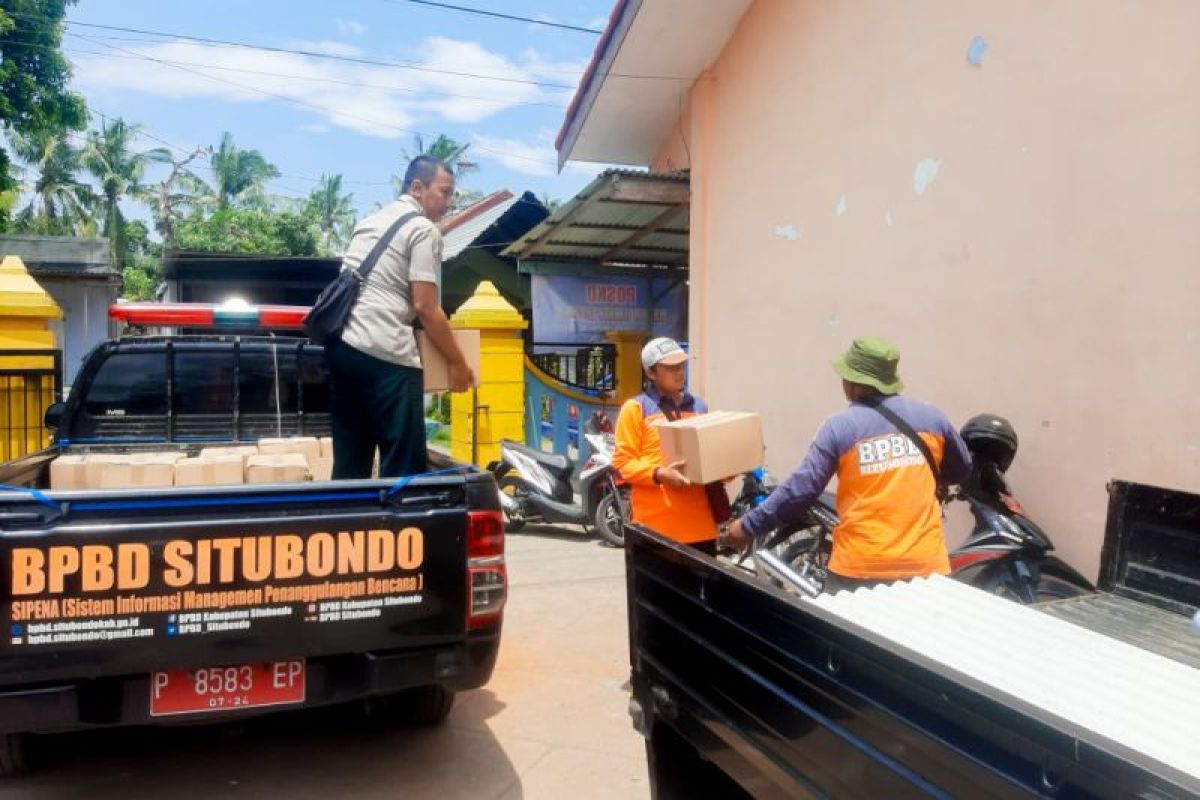 BPBD Situbondo kirim bantuan sembako untuk korban bencana Bondowoso