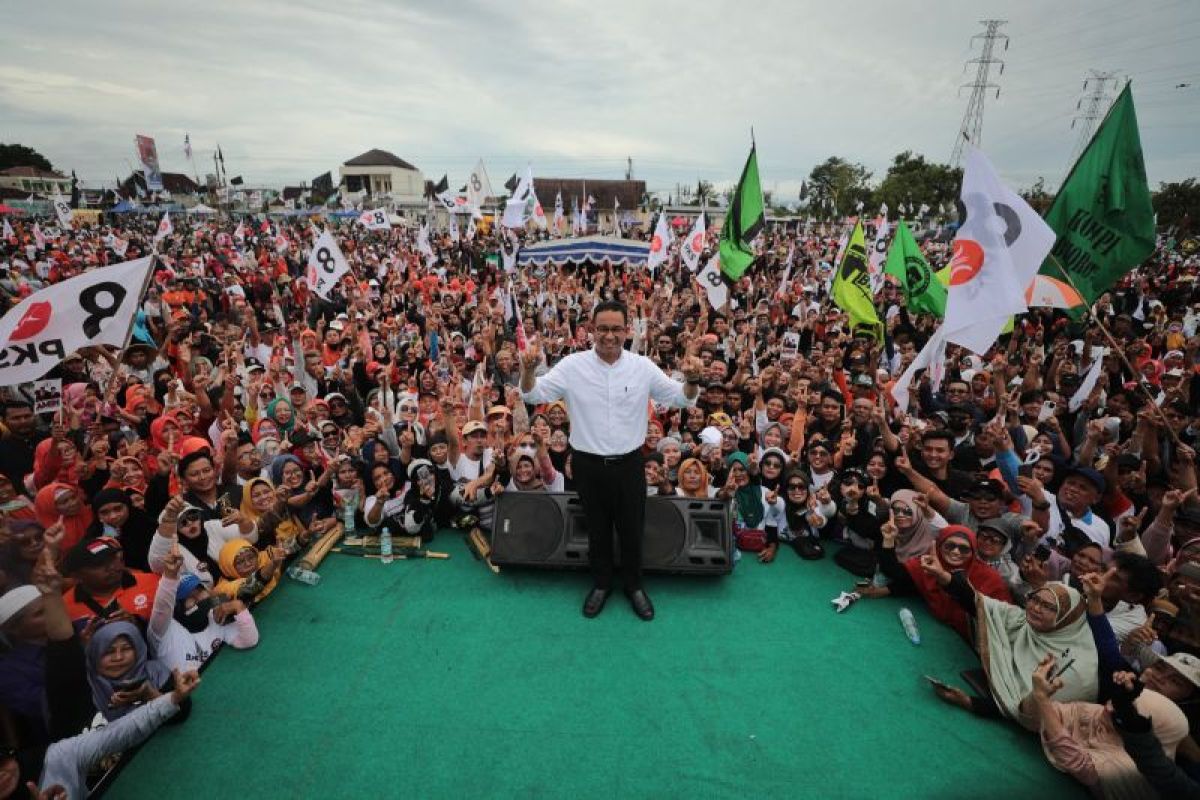 Anies Baswedan sebut warga Yogyakarta tinggi antusias harapkan perubahan